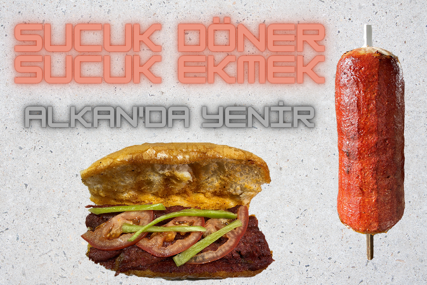 sucuk döner sucuk ekmek